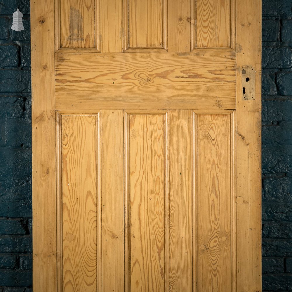 Pine Paneled Door, 6 Panel