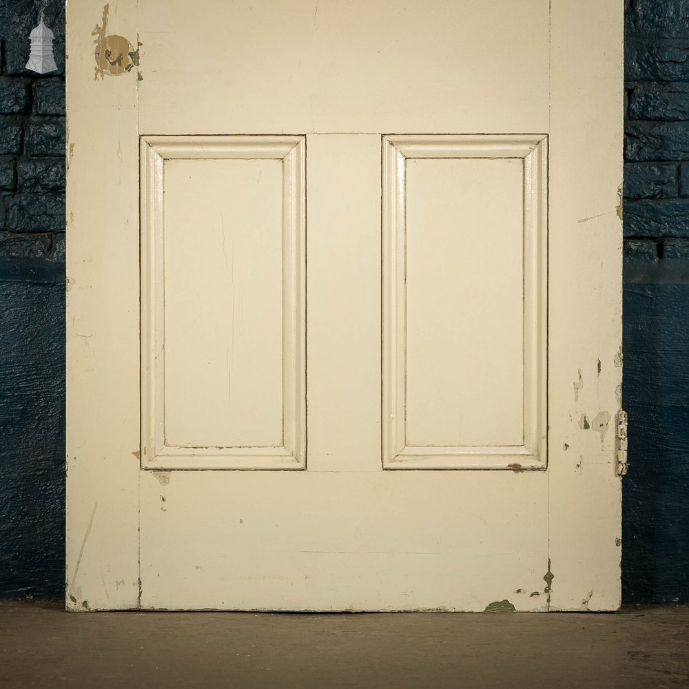 Pine Panelled Door, White Painted 4 Panel