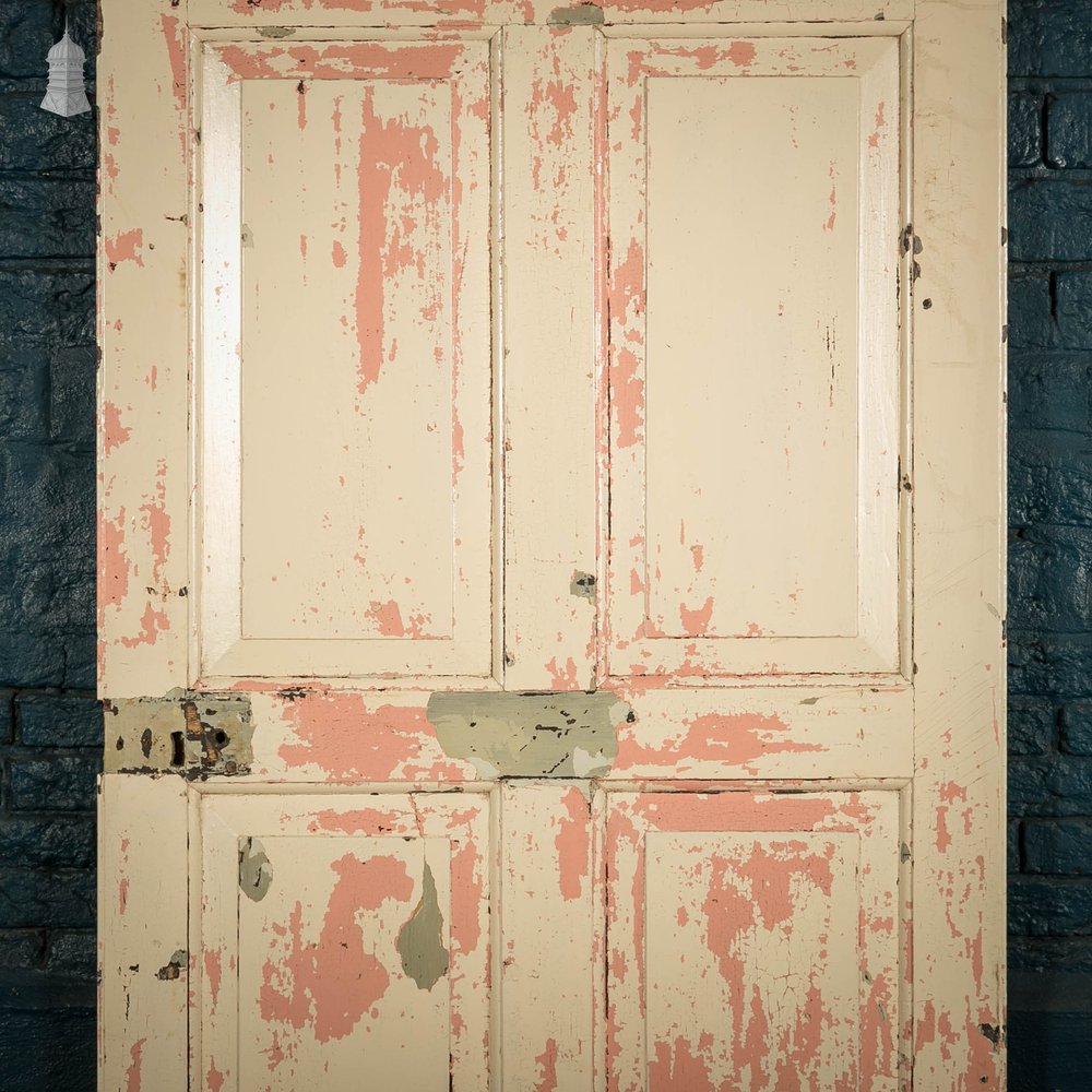 Pine Panelled Door, 6 Panel White Painted