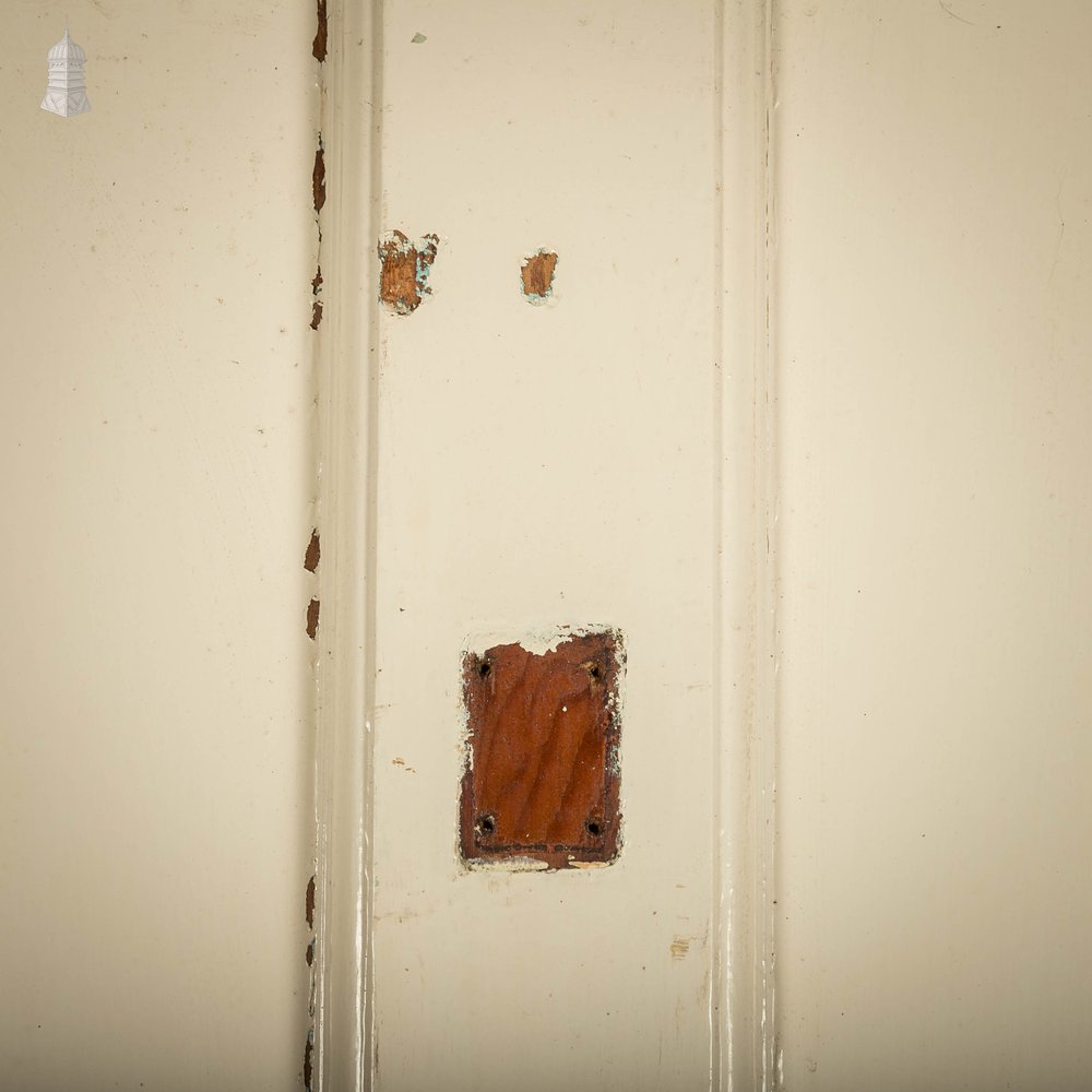 Pine Panelled Door, 4 Panel White Painted