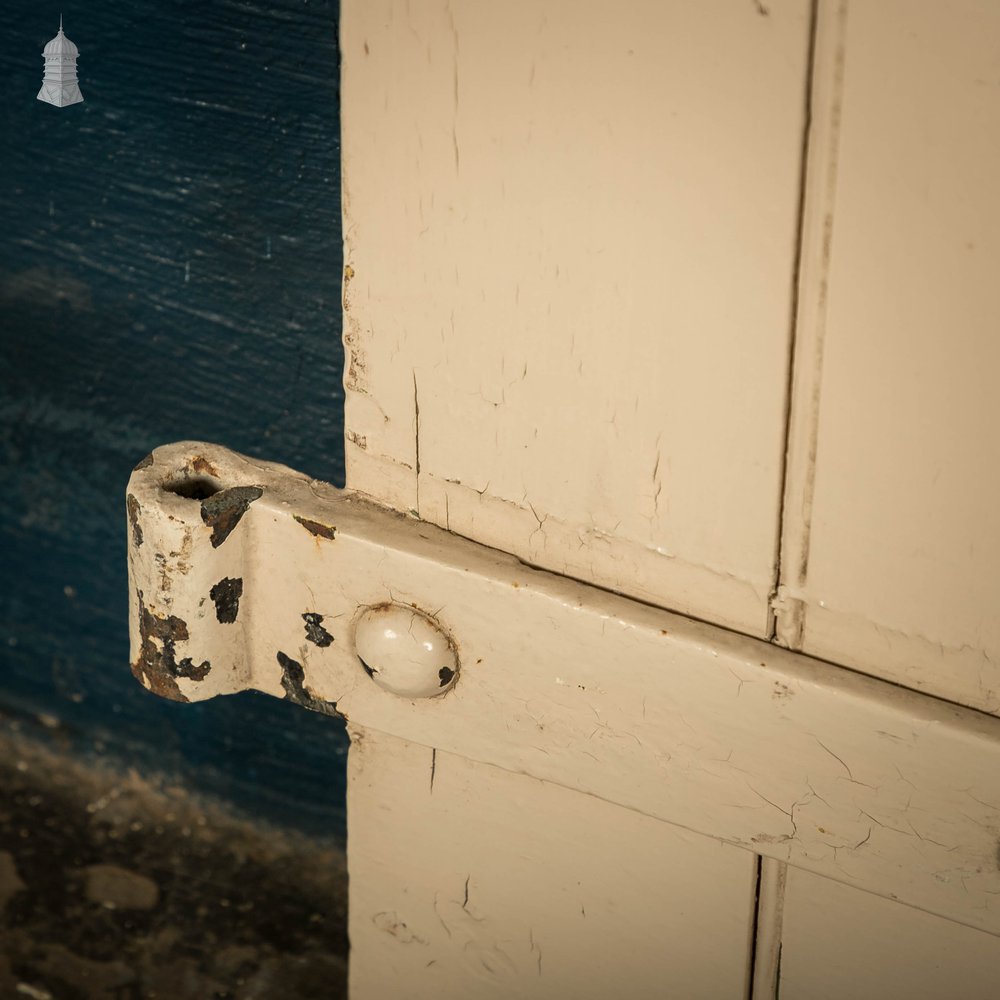 Pitch Pine and Steel Door, Heavy Duty Victorian Security Door