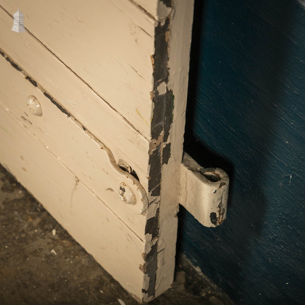 Pitch Pine and Steel Door, Heavy Duty Victorian Security Door