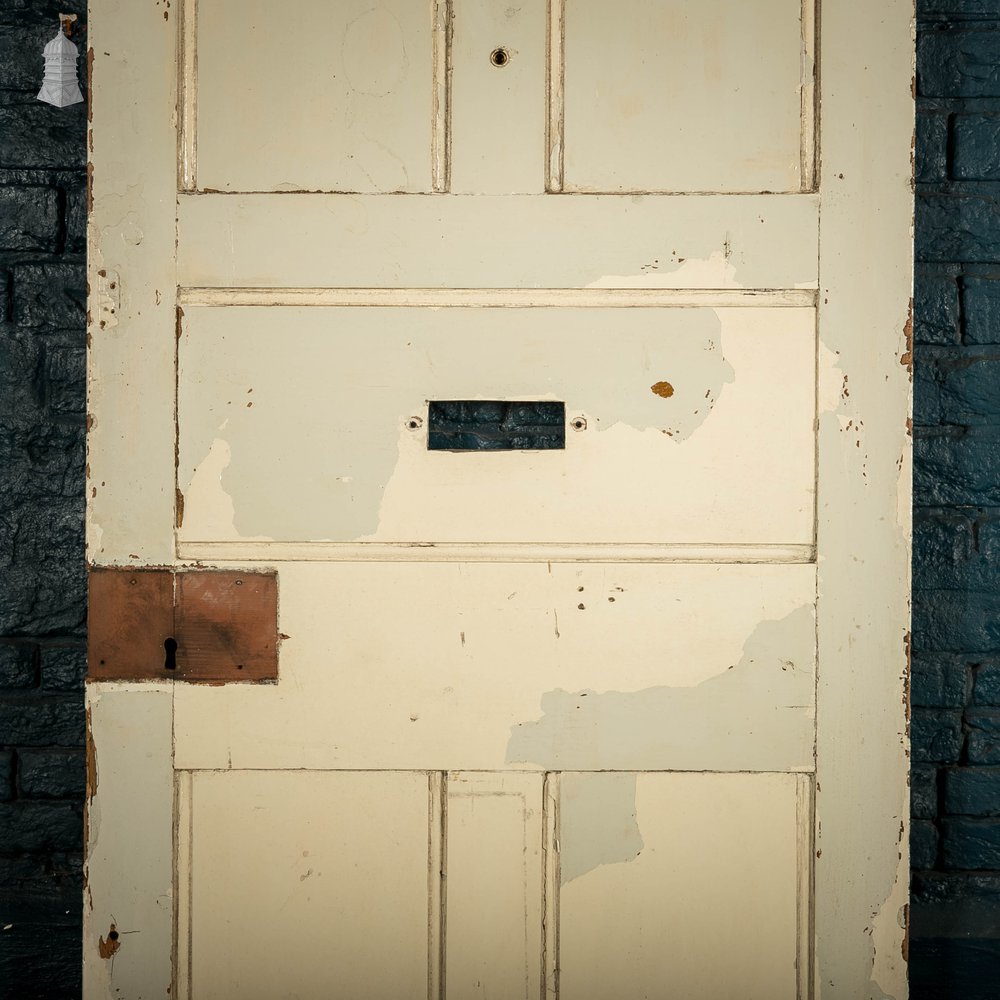 Pine Panelled Door, Moulded 5 Panel Front Door