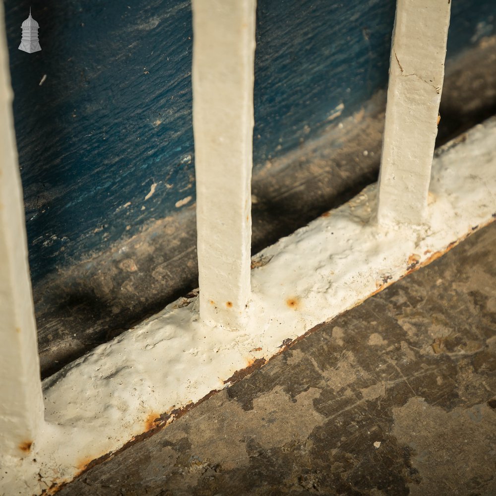 Cast Iron Railings, White Painted