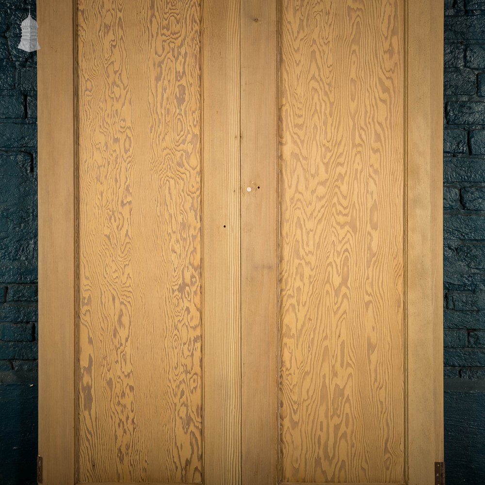 Pine Panelled Doors, Pair of Cupboard Doors