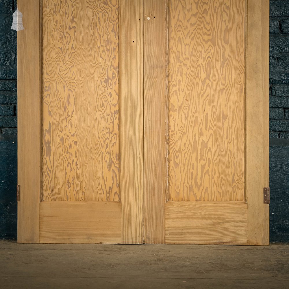 Pine Panelled Doors, Pair of Cupboard Doors