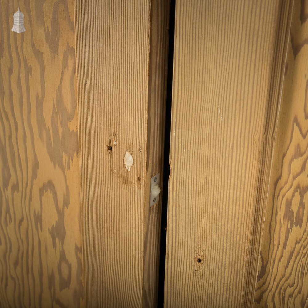 Pine Panelled Doors, Pair of Cupboard Doors