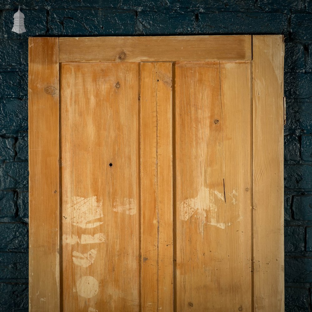 Pine Panelled Door, Moulded 4 Panel