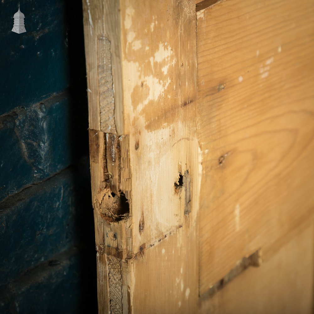 Pine Panelled Door, Moulded 4 Panel