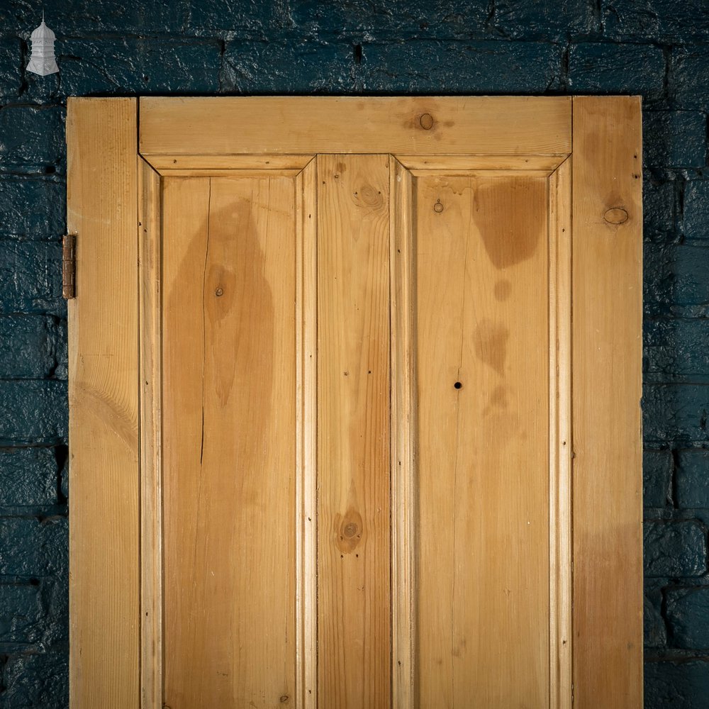 Pine Panelled Door, Moulded 4 Panel