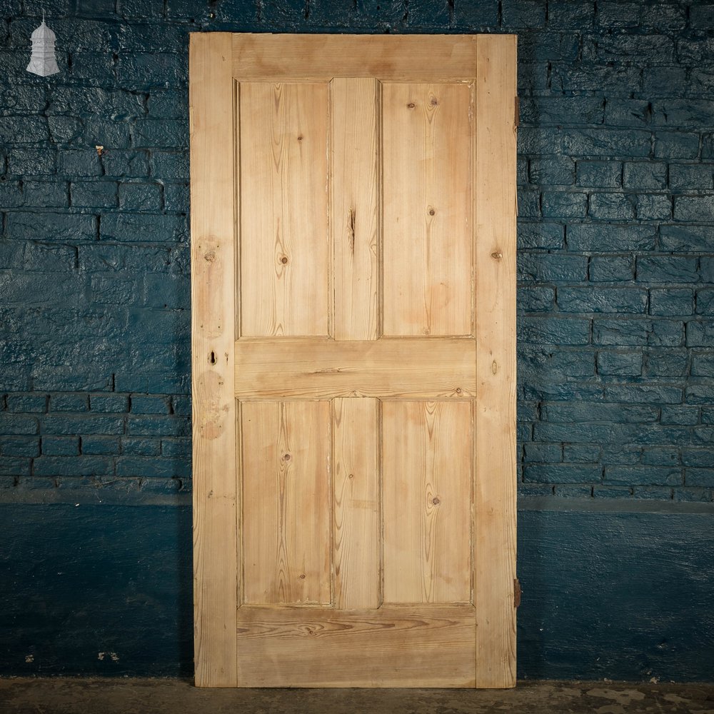 Pine Panelled Door, 4 Panel