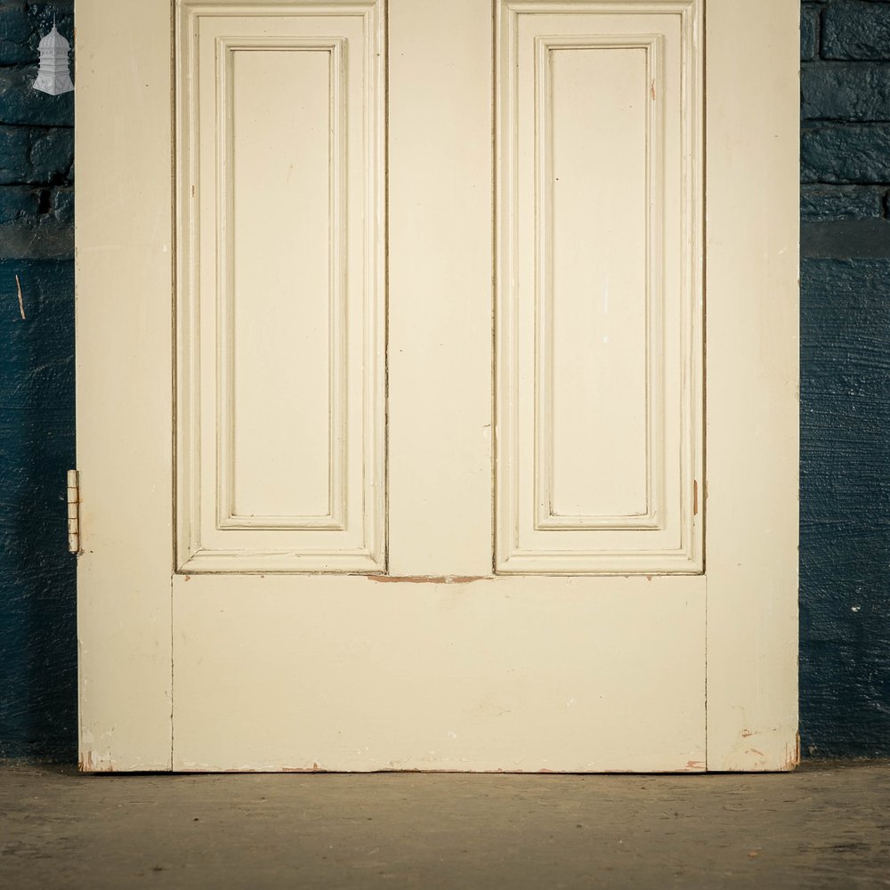 Pine Panelled Door, Moulded 6 Panel, White Painted