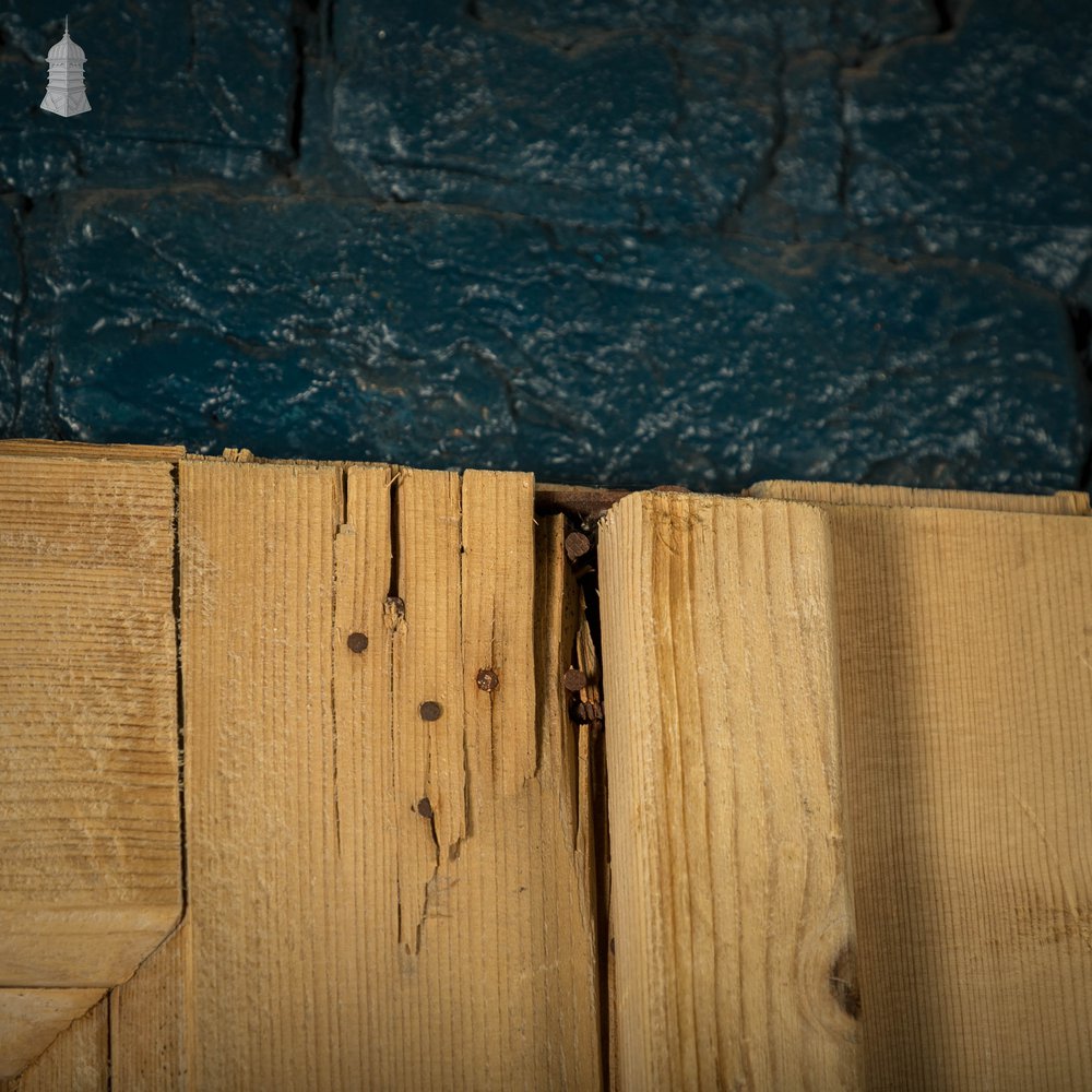 Half Glazed Doors, Pair of Victorian Moulded Pine Panelled Doors