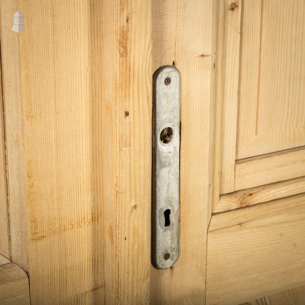 Half Glazed Doors, Pair of Victorian Moulded Pine Panelled Doors