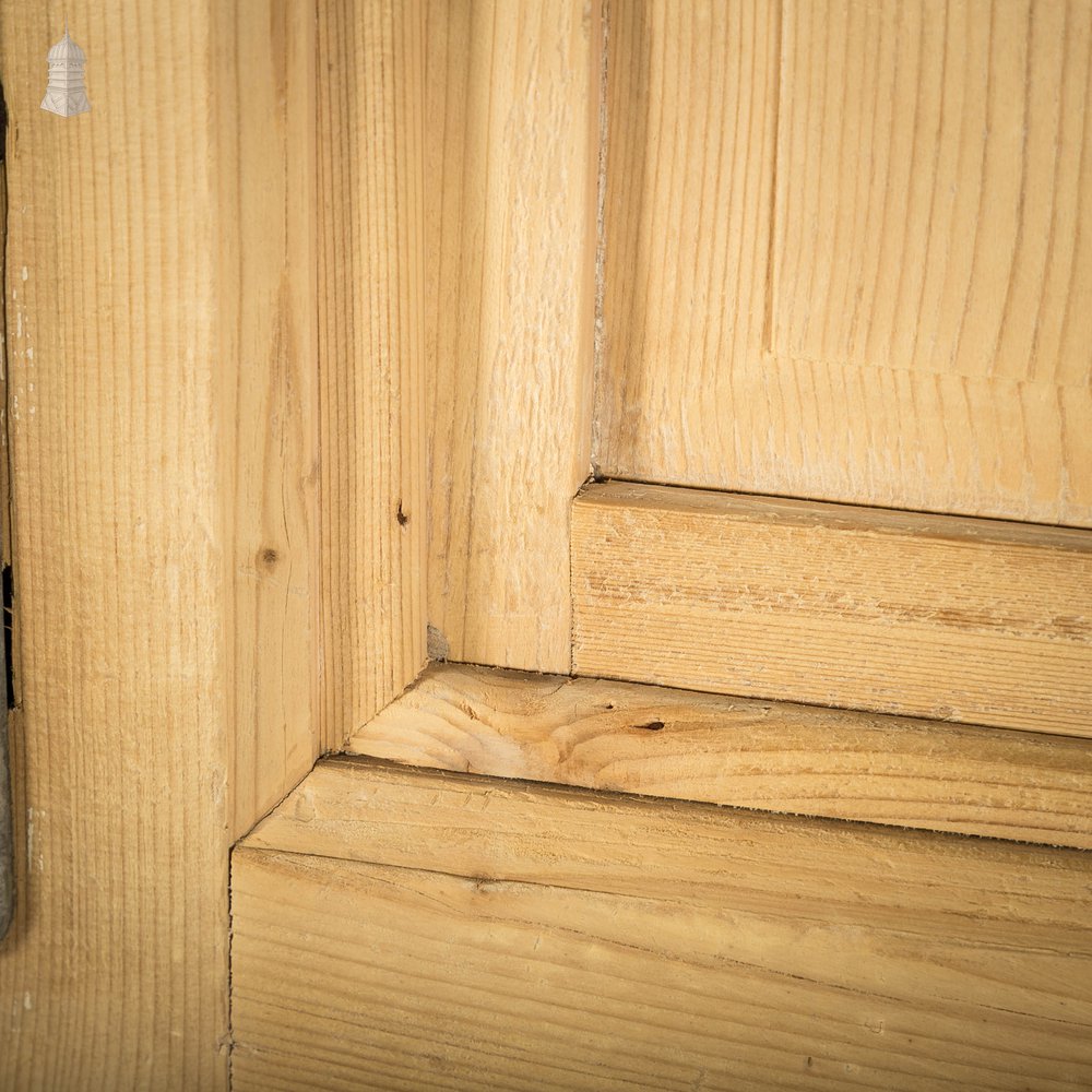 Half Glazed Doors, Pair of Victorian Moulded Pine Panelled Doors