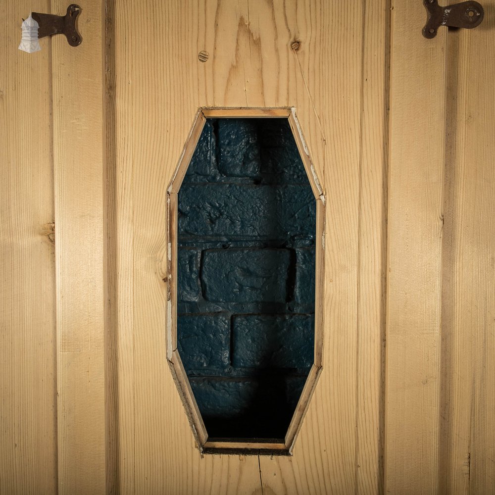 Half Glazed Doors, Pair of Victorian Moulded Pine Panelled Doors