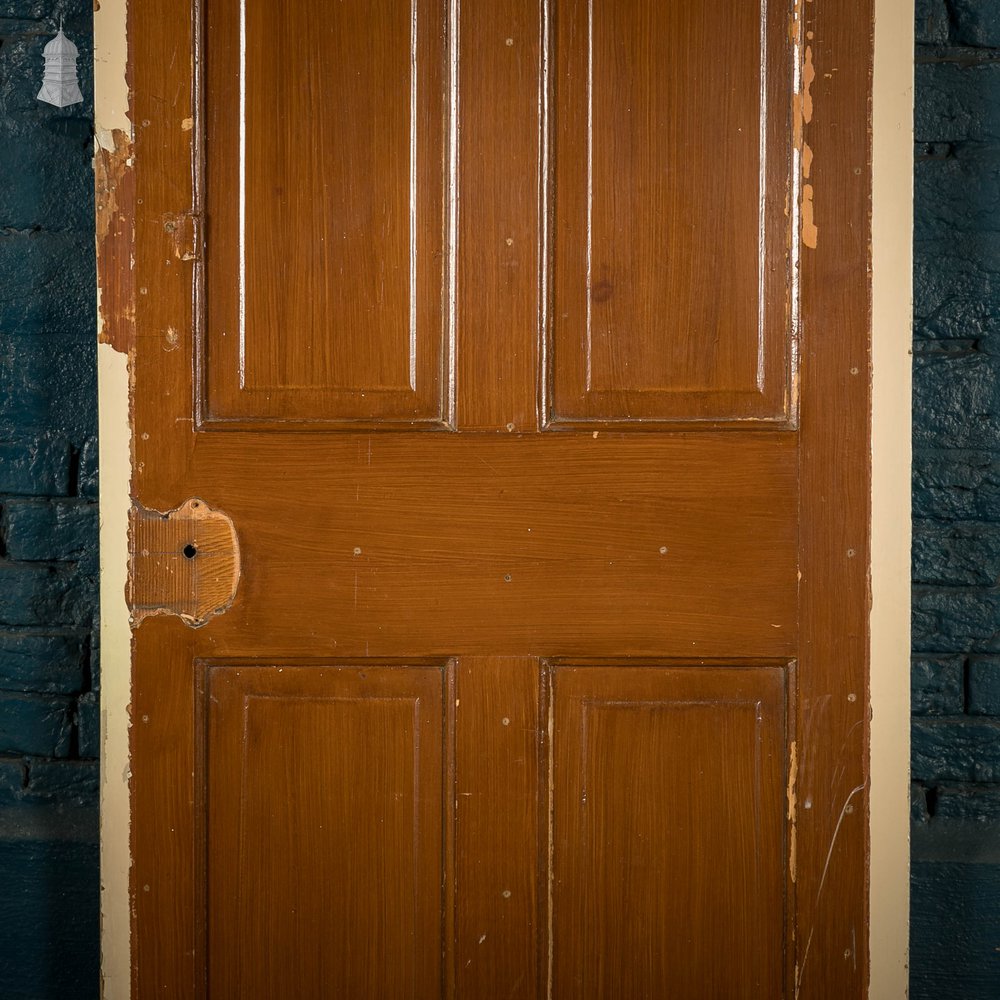 Pine Panelled Door, 4 Panel