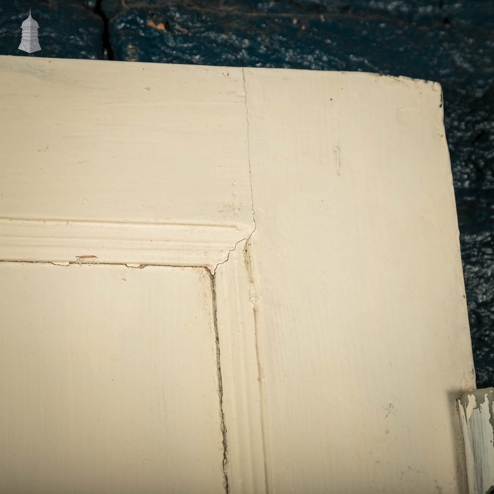 Pine Panelled Door, 4 Panel White Painted