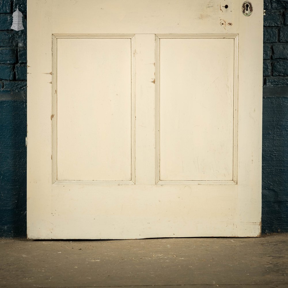 Pine Panelled Door, 4 Panel White Painted