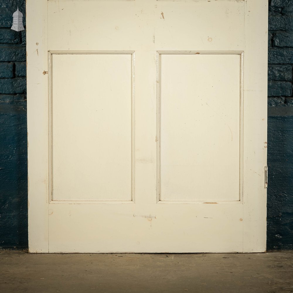 Pine Panelled Door, 4 Panel White Painted