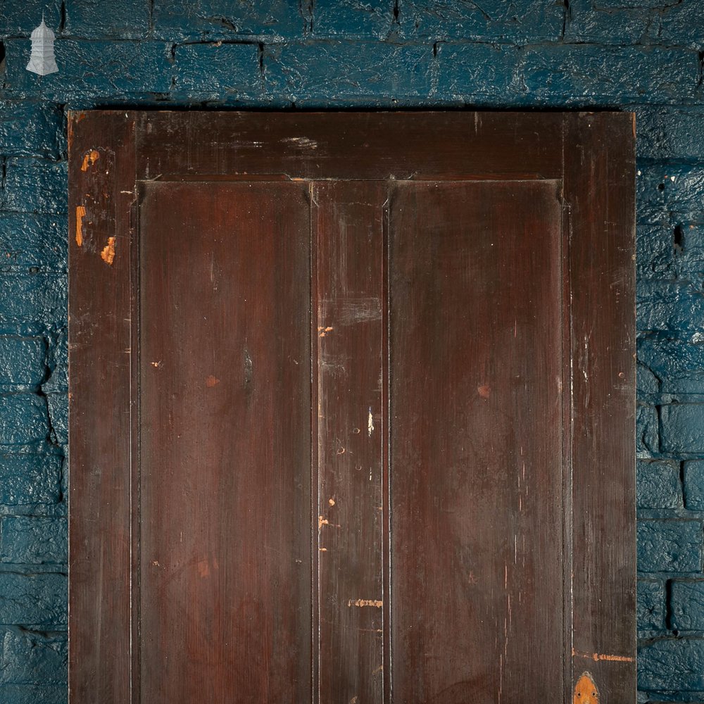 Pitch Pine Panelled Door, 4 Panel