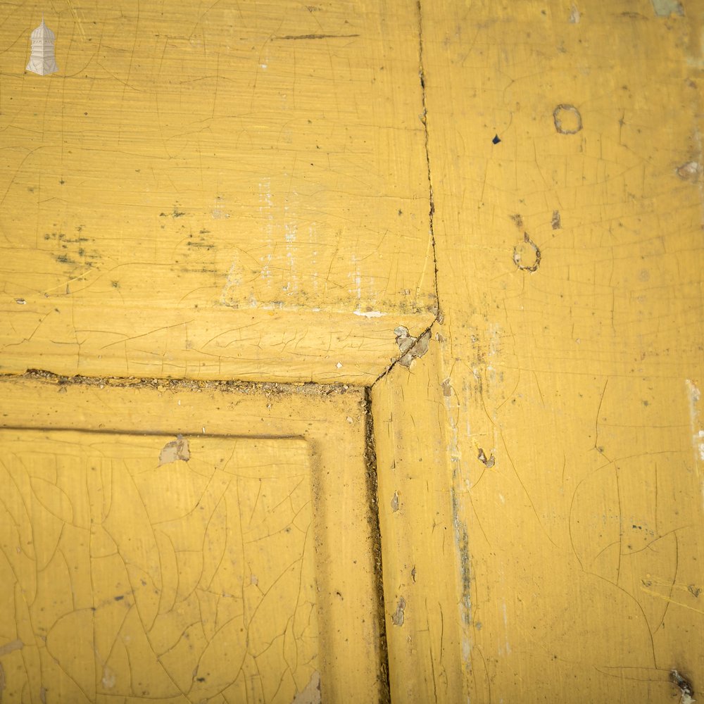 Oak Panelled Door, Grey Painted, French 2 Panel