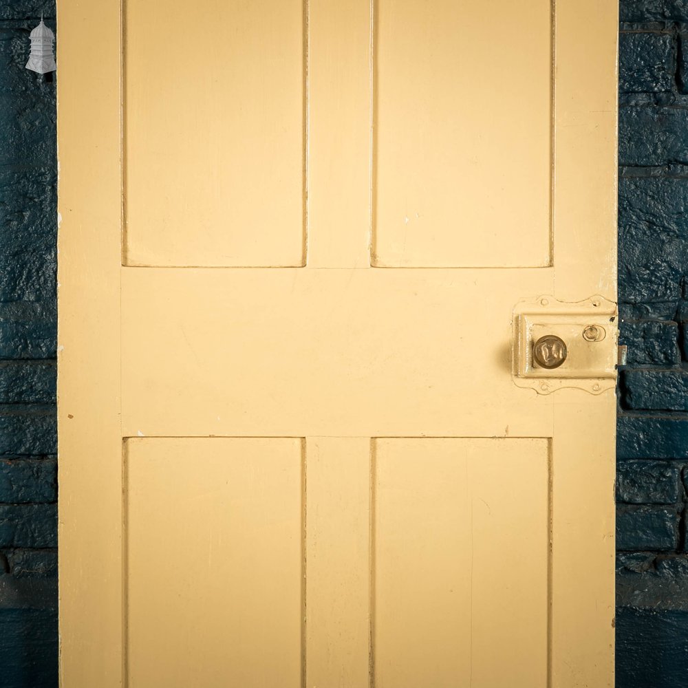 Pine Panelled Door, 4 Panel Painted