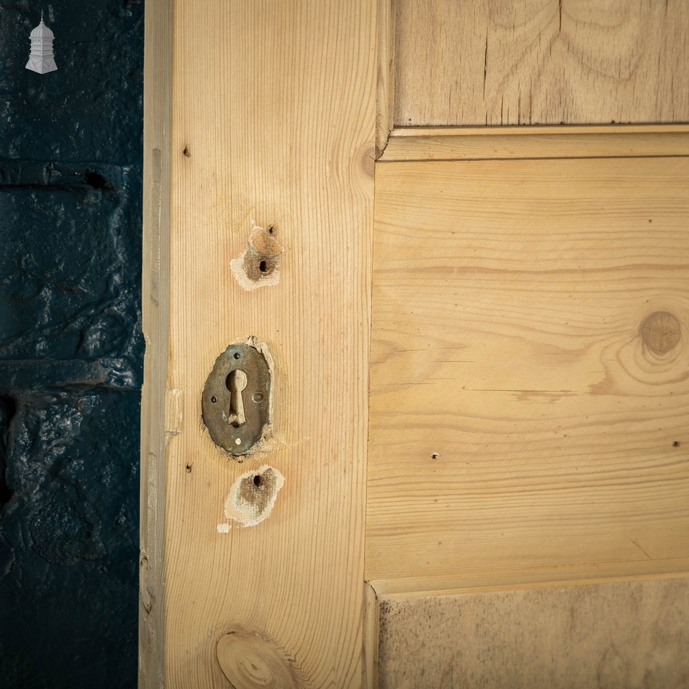 Pine Panelled Door, Moulded 3 Panel