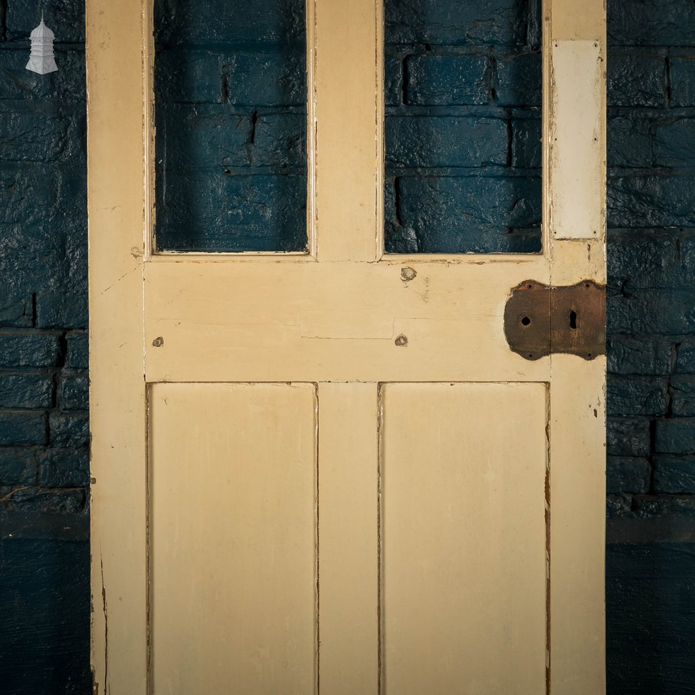 Half Glazed Door, 4 Panel Pine