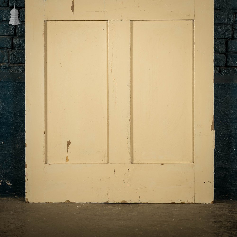 Pine Panelled Door, 4 Panel White Painted