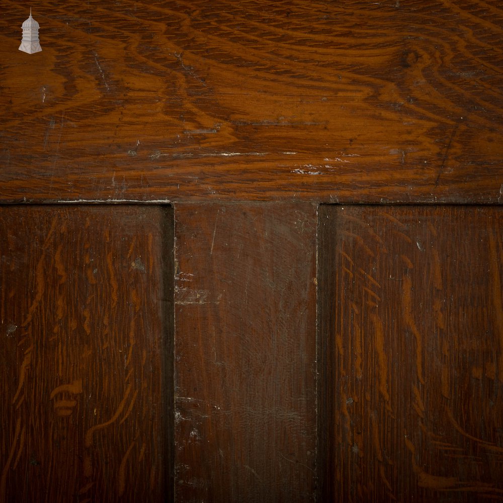 Half Glazed Door, 3 Panel with 'Cobblestone' Style Textured Glass