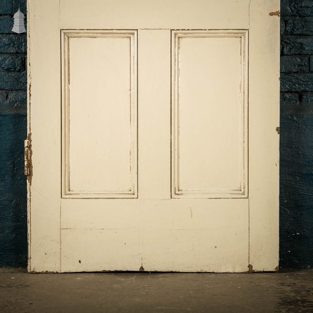 Half Glazed Door, 3 Panel with Floral Textured Glass