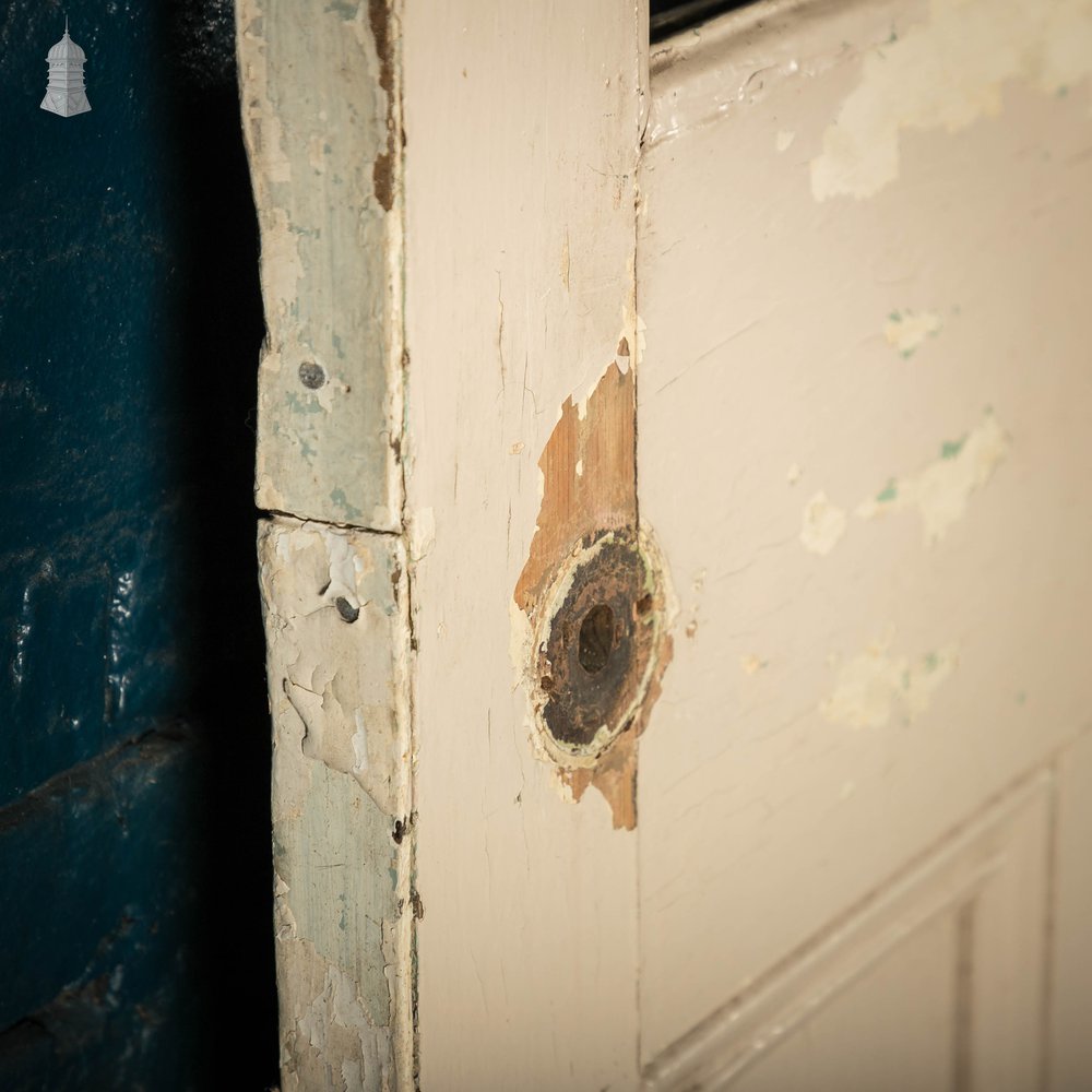 Half Glazed Door, Moulded Panelled Pine