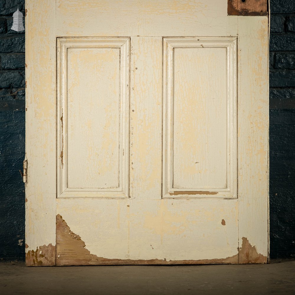 Half Glazed Door, Moulded Panelled Pine