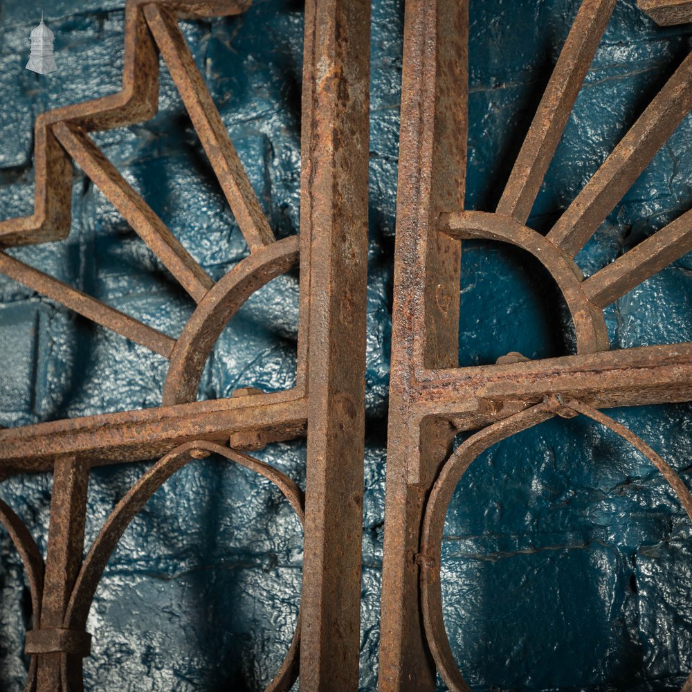 Ornate Driveway Gates,  9ft Wide Wrought Iron Gates