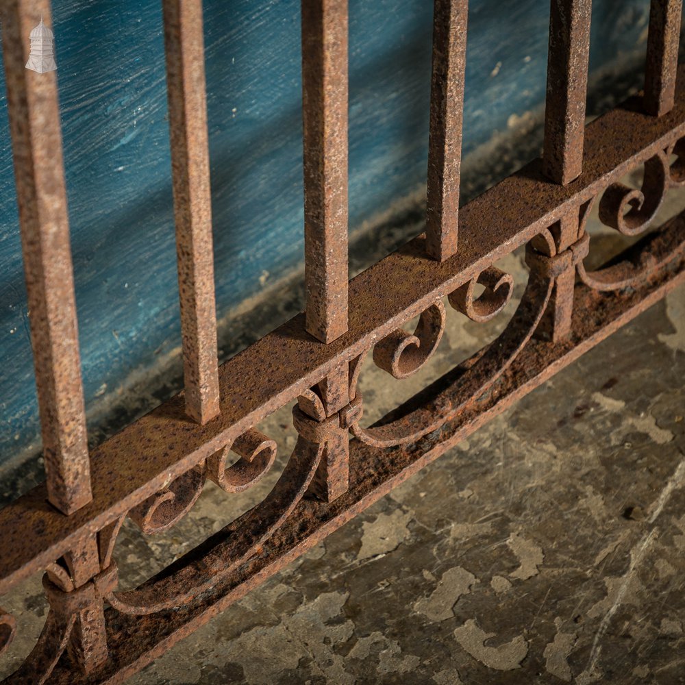 Ornate Driveway Gates,  9ft Wide Wrought Iron Gates