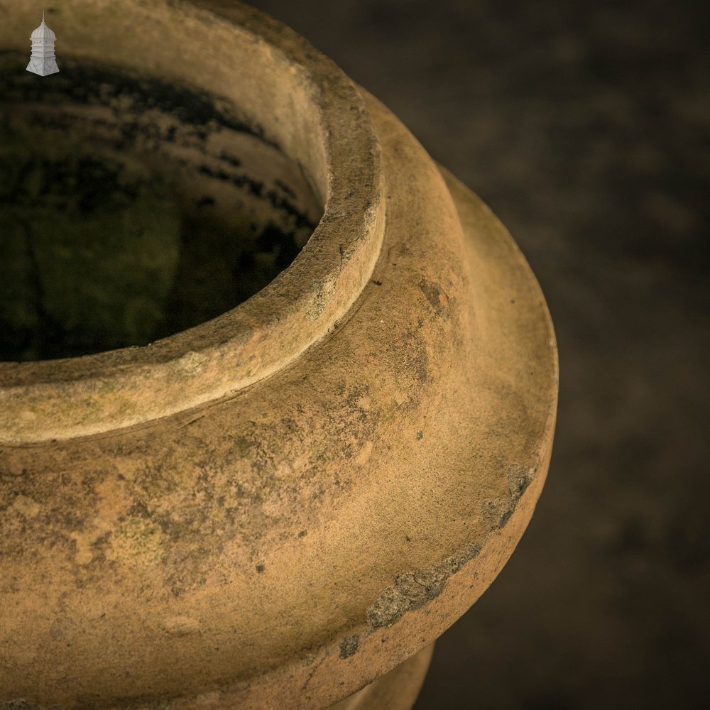 Barley Twist Chimney Pot, Buff Victorian