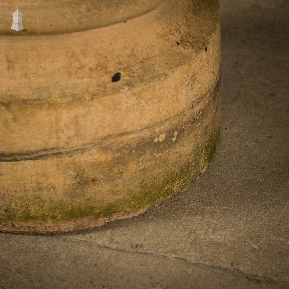 Barley Twist Chimney Pot, Buff Victorian