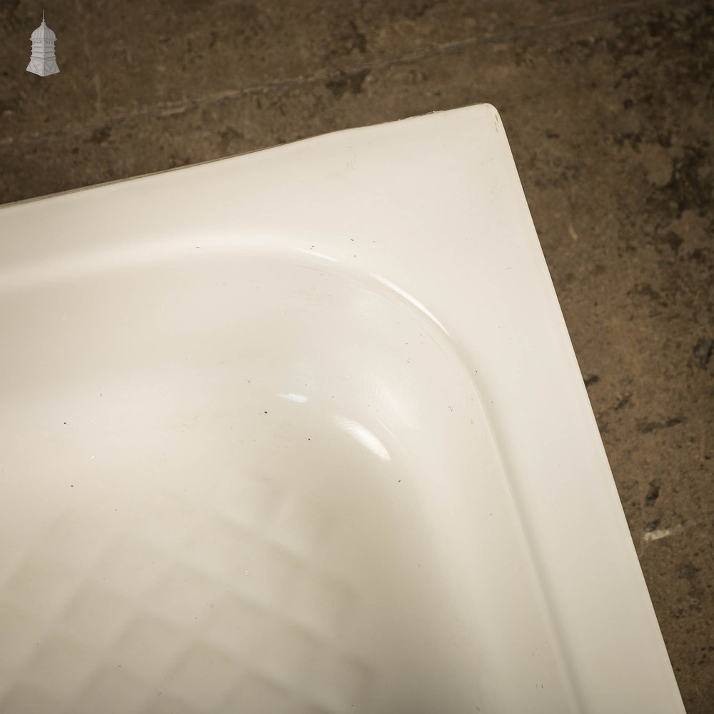 Twyfords Shower Tray, 20th C White Ceramic