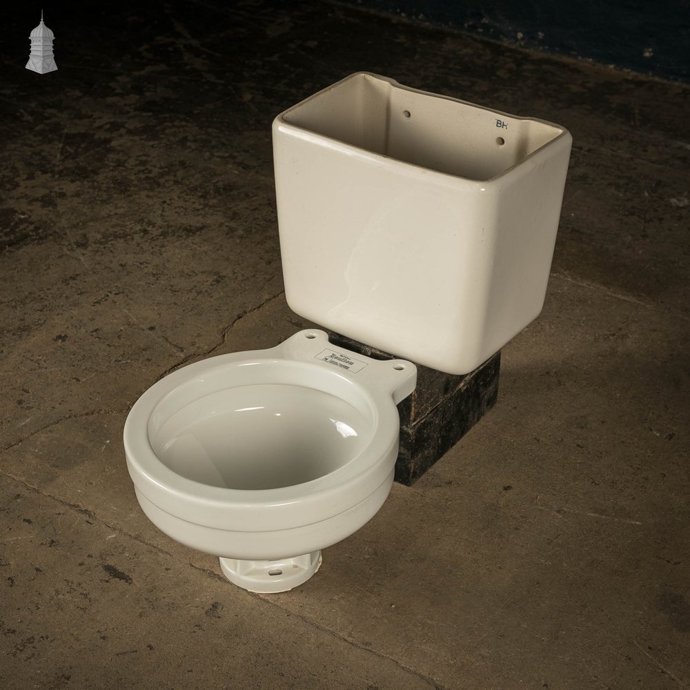 Marine Head and Cistern, Royal Doulton Ships Toilet Bowl