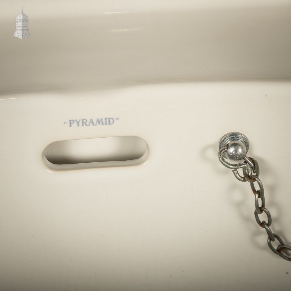 White Pyramid Sink, Vintage