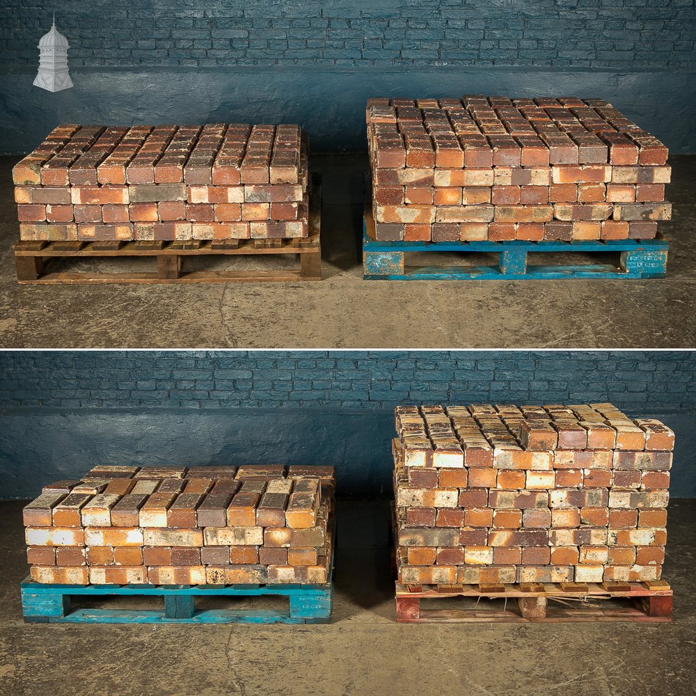 Batch of 790 Salt Glazed Stable Bricks With Distressed Faces – 18 Square Metres