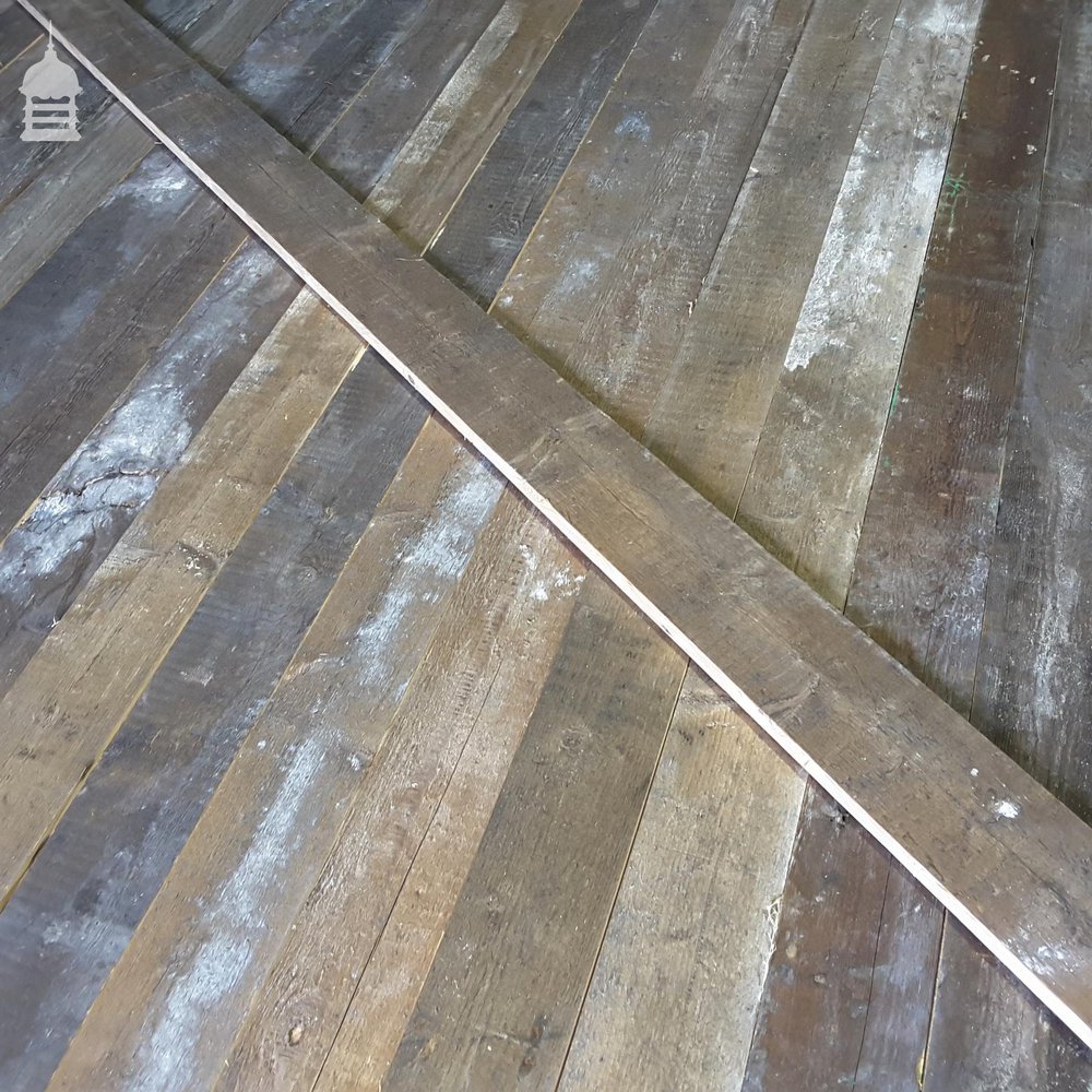 Oxidised Wall Cladding / Flooring Cut from Victorian Pine Joists