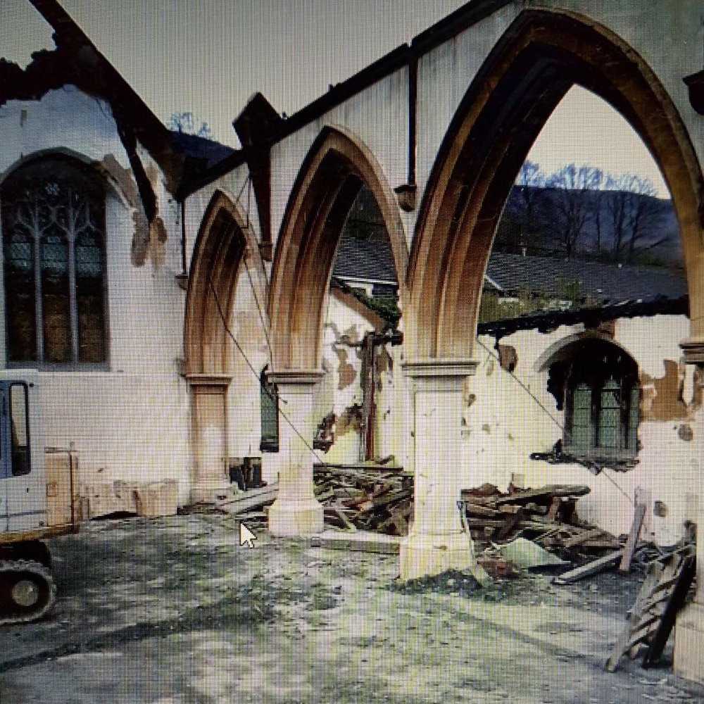 Set of 6 Carved Stone Archway Mouldings from a Church