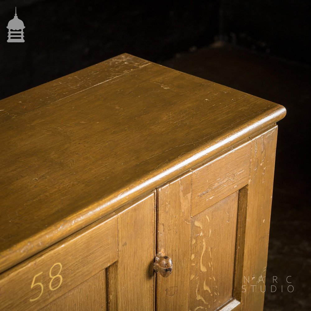 NARC STUDIO Scumble Glazed ‘Ebenezer Sideboard’ Built From Pew Components Dated 1868