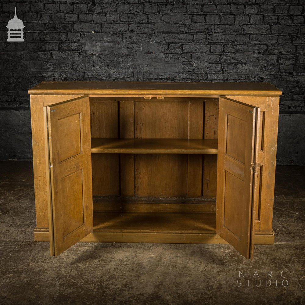 NARC STUDIO Scumble Glazed ‘Ebenezer Sideboard’ Built From Pew Components Dated 1868