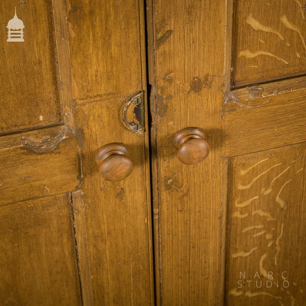 NARC STUDIO Scumble Glazed ‘Ebenezer Sideboard’ Built From Pew Components Dated 1868