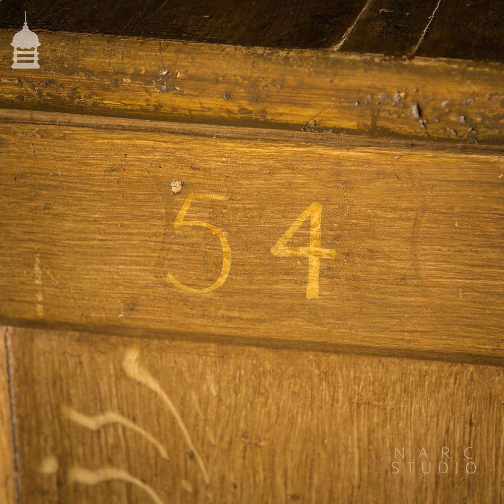 NARC STUDIO Scumble Glazed ‘Ebenezer Sideboard’ Built From Pew Components Dated 1868