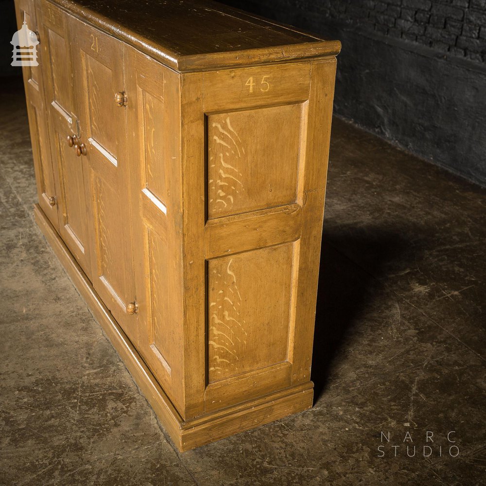 NARC STUDIO Scumble Glazed ‘Ebenezer Sideboard’ Built From Pew Components Dated 1868