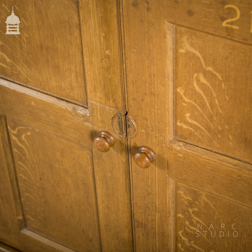 NARC STUDIO Scumble Glazed ‘Ebenezer Sideboard’ Built From Pew Components Dated 1868